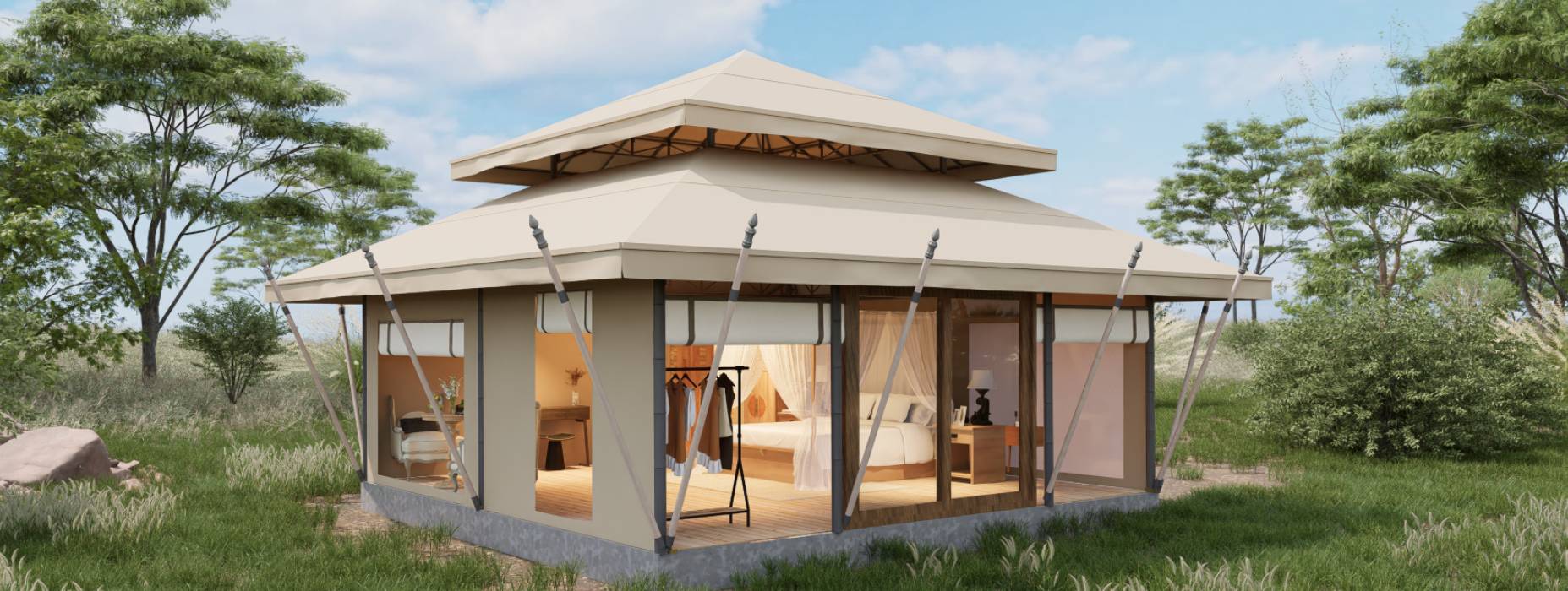 平江县户外野奢帐篷